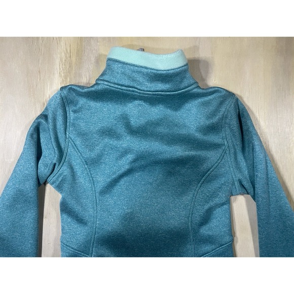 The North Face Full Zip Teal Green Blue Athletic Jacket XS Womens - Picture 11 of 13
